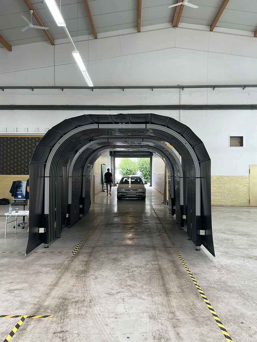 Drei Hagelschadenscanner sind im Einsatz.