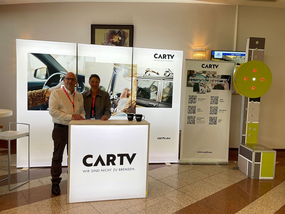 Karin Frey und Gerald Faux von CARTV